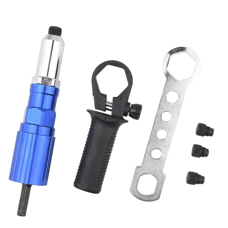 High Hardness Aluminum Casting Material Electric Rivet Gun Conversion Head Set