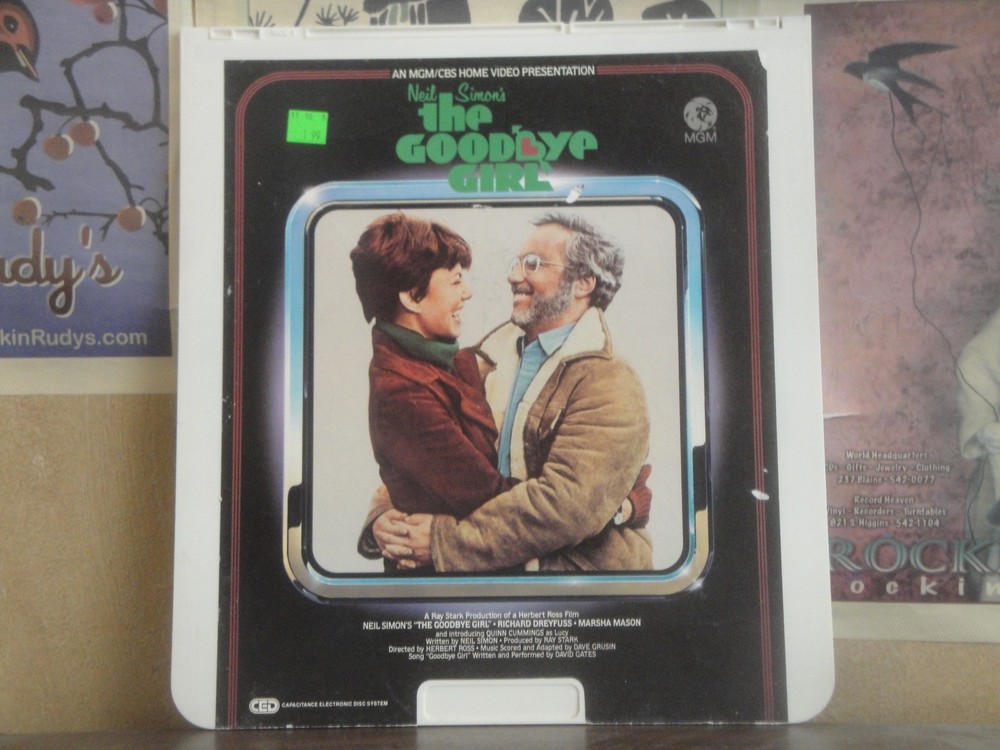 THE GOODBYE GIRL - VIDEODISC NEIL SIMON
