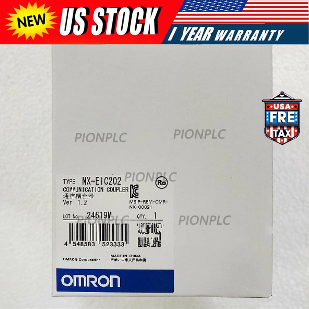 1PC Omron NX-EIC202 NXEIC202 Module Communication coupler US Free TAX