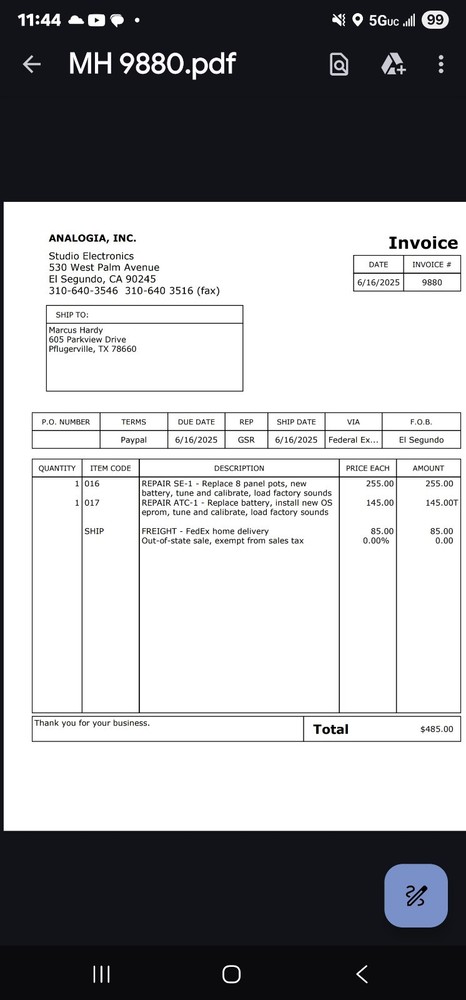 Studio Electronics ATC And SE-1