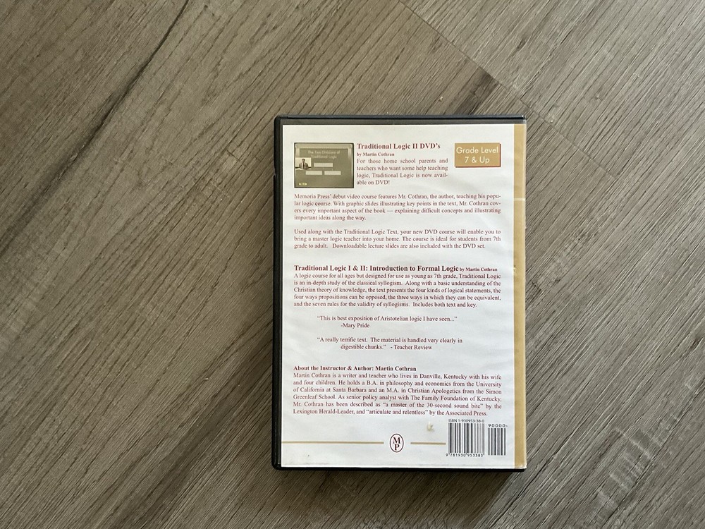 Traditional Logic Book 2 Instructional DVDs Classical Conversations