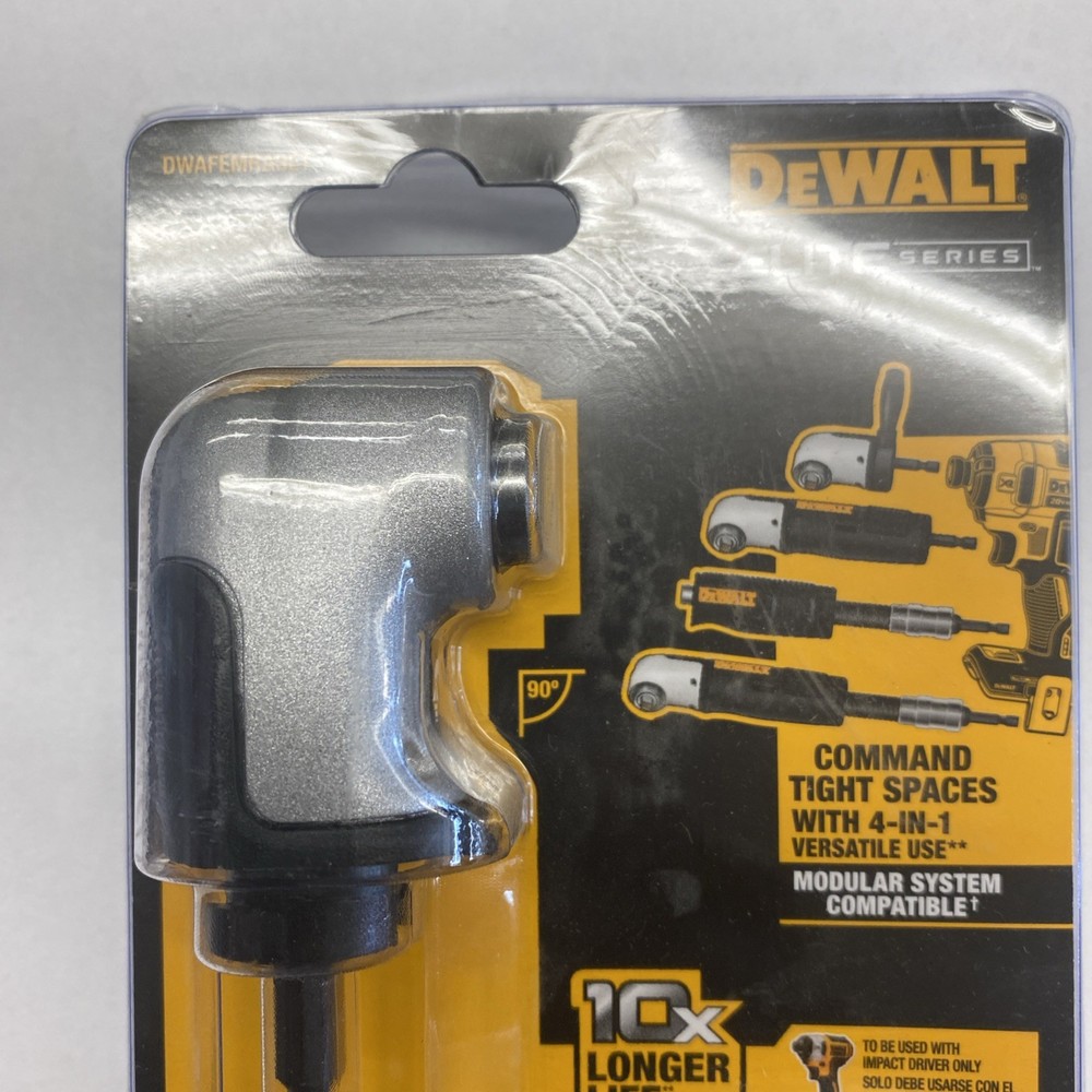 DEWALT DWAFEMRASET Elite Series 3 Piece Right Angle Impact Driver Attachment Set