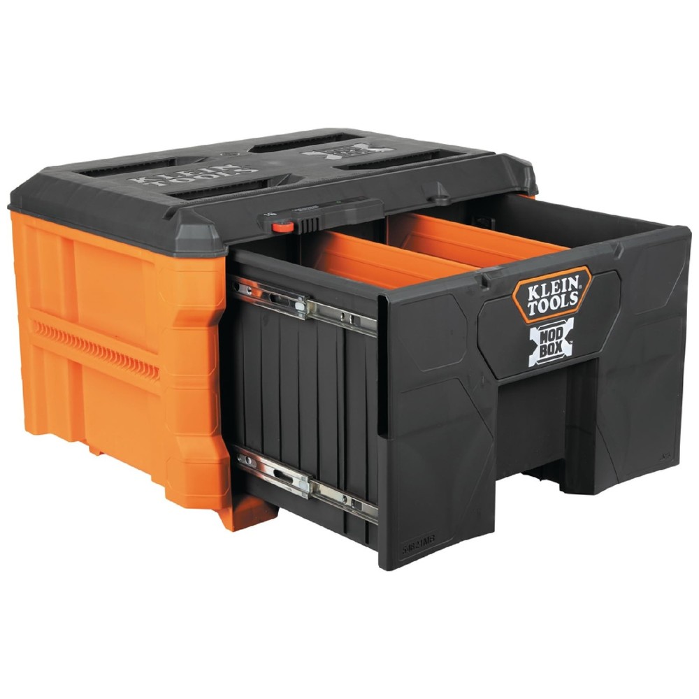 Klein Tools 54821MB MODbox 1-Drawer Tool Box Organizer, Heavy-Duty Deep Drawe...
