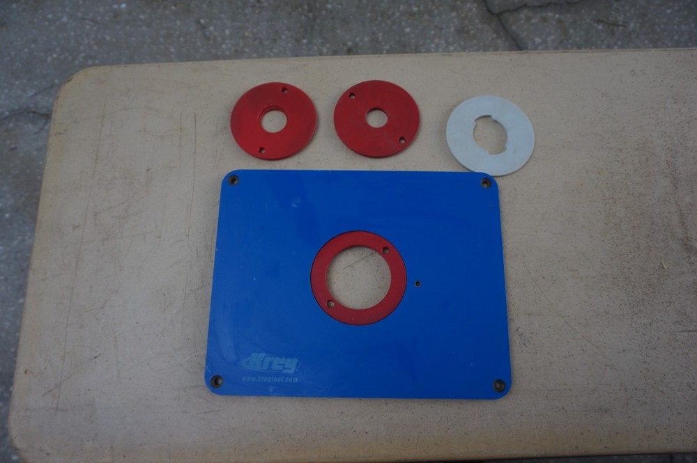 Kreg Router Insert Table Plate W/ Extra Rings!!