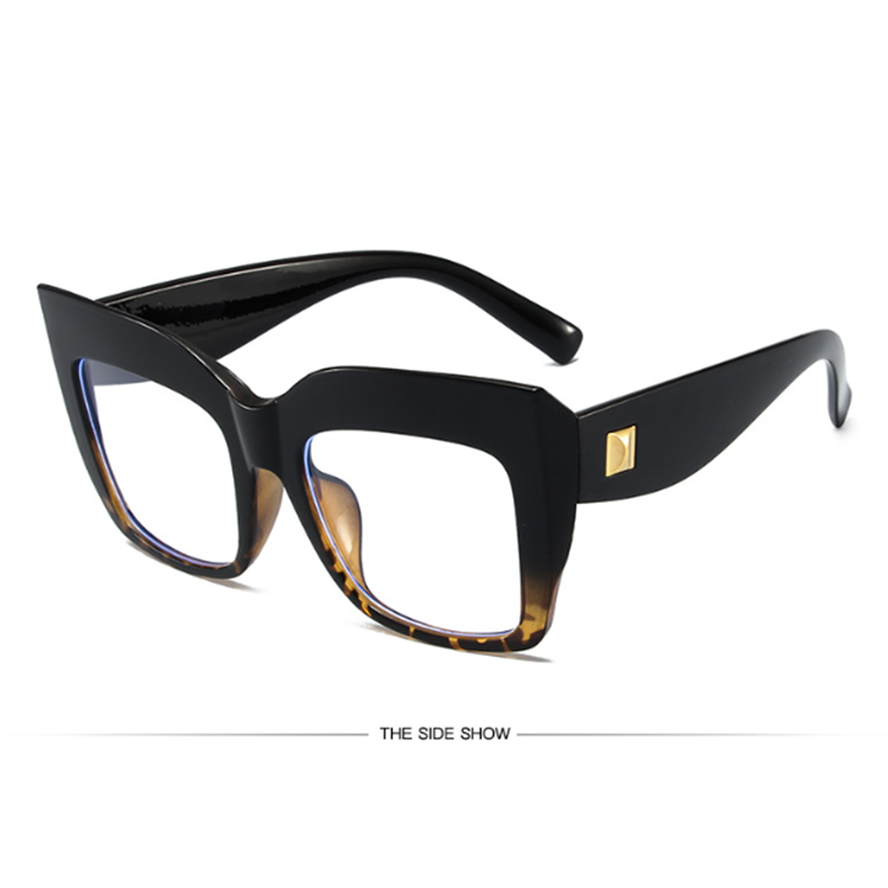 Women Square Blue Light Blocking Reading Glasses Clear Lens Thick Frame Glasses