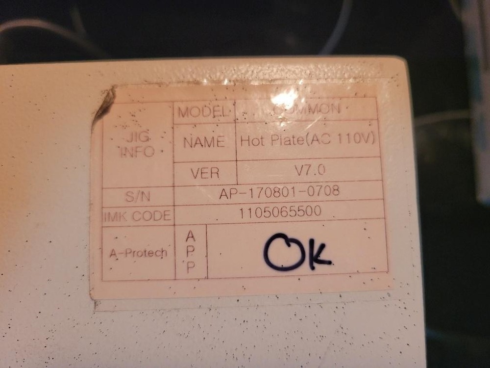 A-Protech Service OCTA Hot Plate – Used Powers On Heats (warms up) -- Read