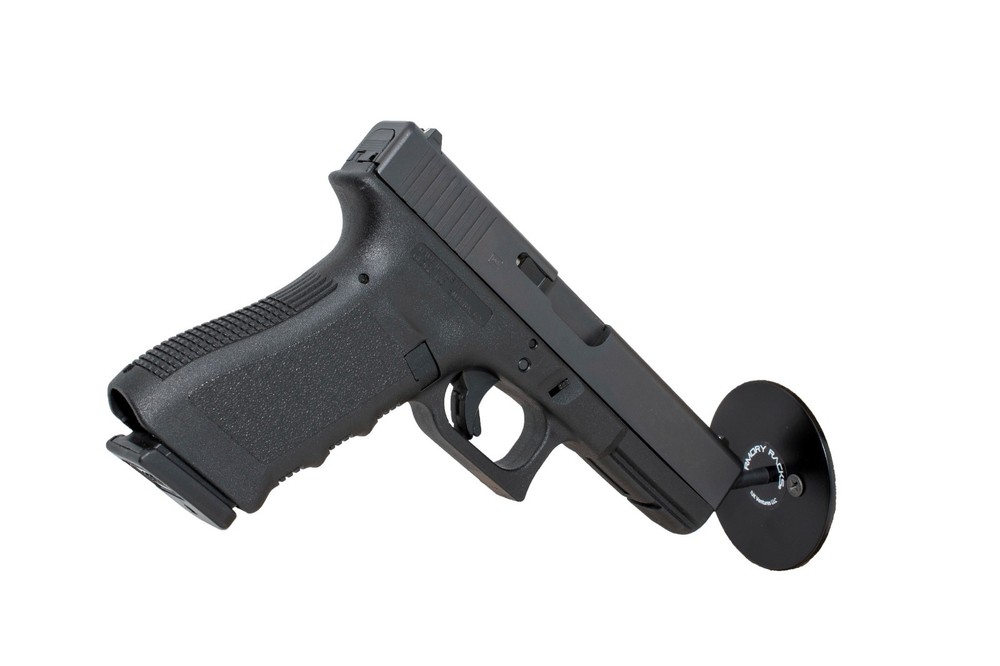 Bullseye Wall-Mount Handgun Rack | Quick-Access Design