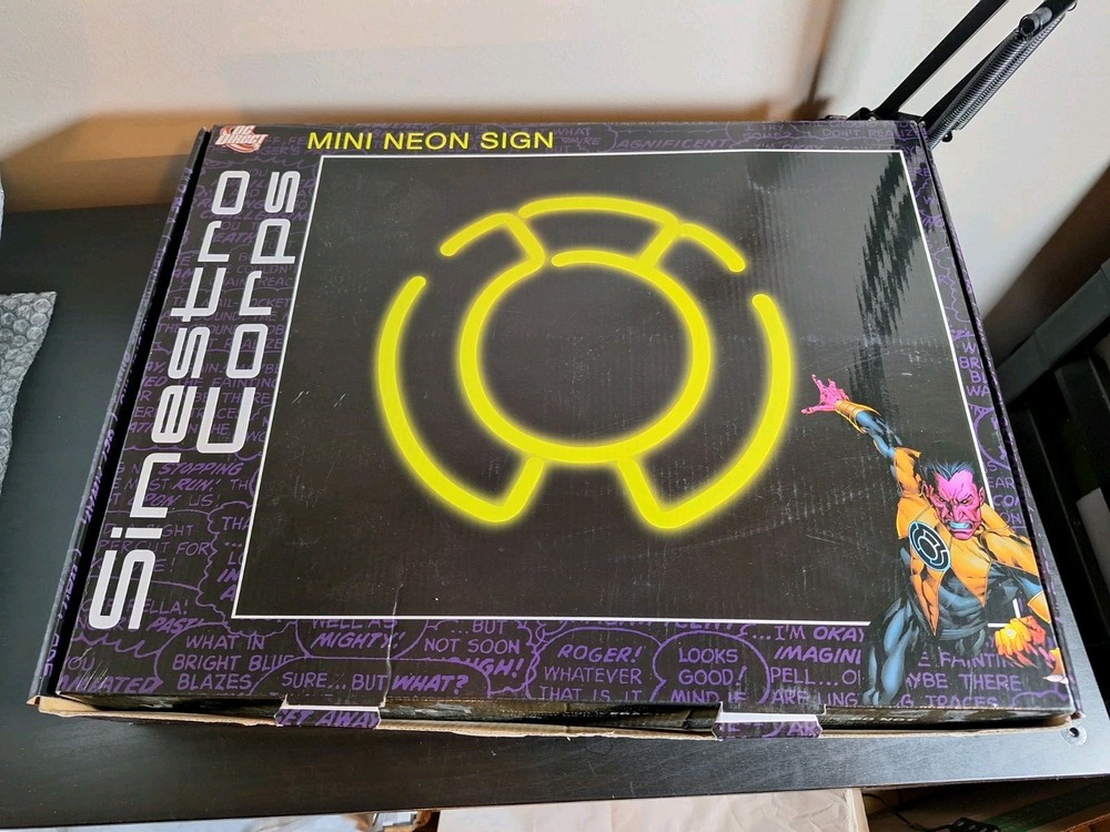 Sinestro Mini Neon Sign DC Comics US Version