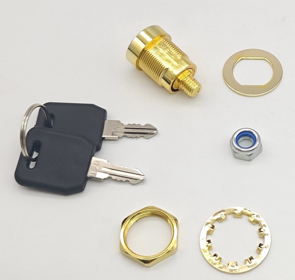 Armstrong Replacement Lock for Stack-On Safes, Brass Finish