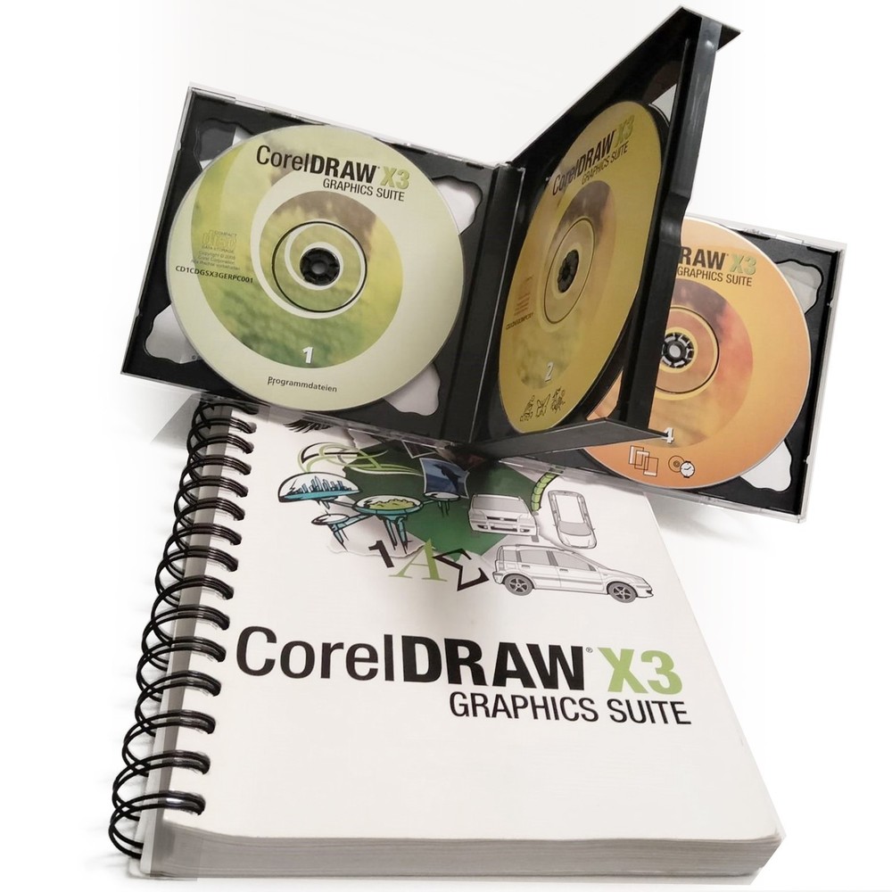 CorelDRAW Graphics Suite X3 (German) +Serial -Includes free multilanguage on usb