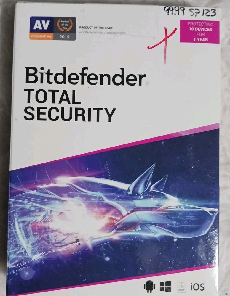 Bitdefender Total Security 2019 10 Devices 1 Year