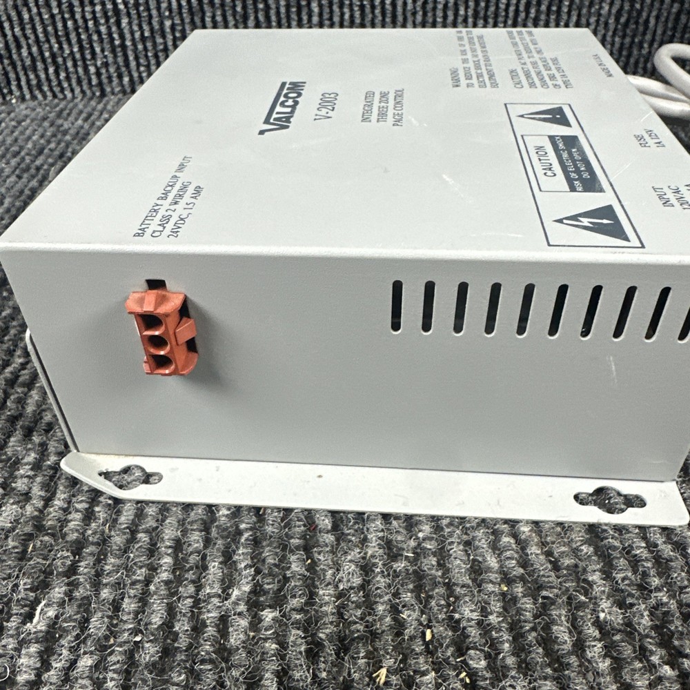 VALCOM V-2003 3 Zone 1 Way Page Control