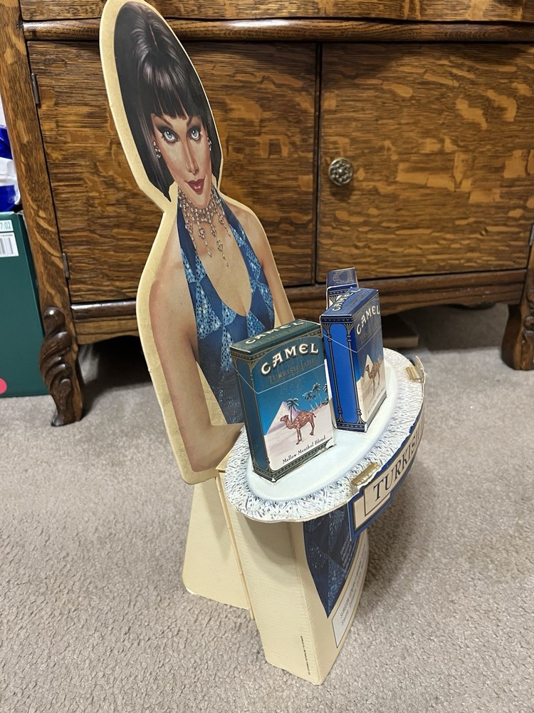 CIGARETTES CAMEL TURKISH BLEND STORE DISPLAY VINTAGE VERY COLLECTABLE & RARE