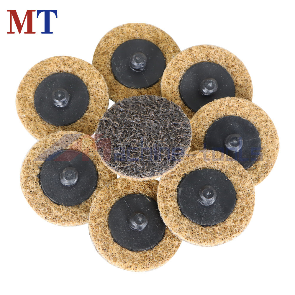 50 Pack Coarse Surface Conditioning Discs 2" Roll Lock Die Grinder Sanding Pads
