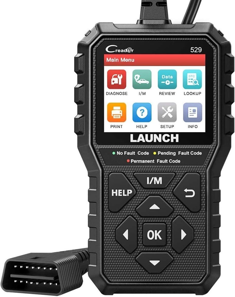 LAUNCH OBD2 Scanner CR529 OBDII Code Reader Car Check Engine Diagnostic Tool I/M