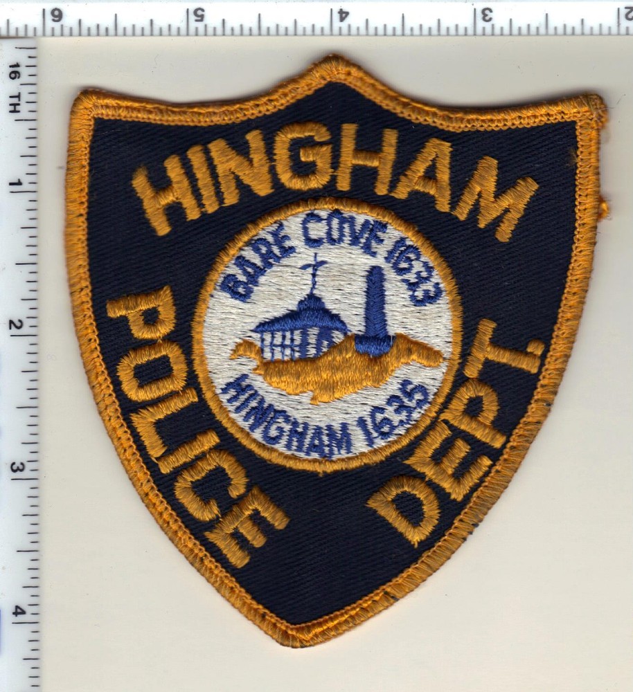 Hingham Police (Massachusetts) 1st issue Uniform Take-Off Shoulder Patch