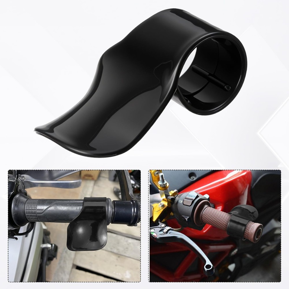 3 Pcs Motorcycle Throttle Mount Assist One Size, Black