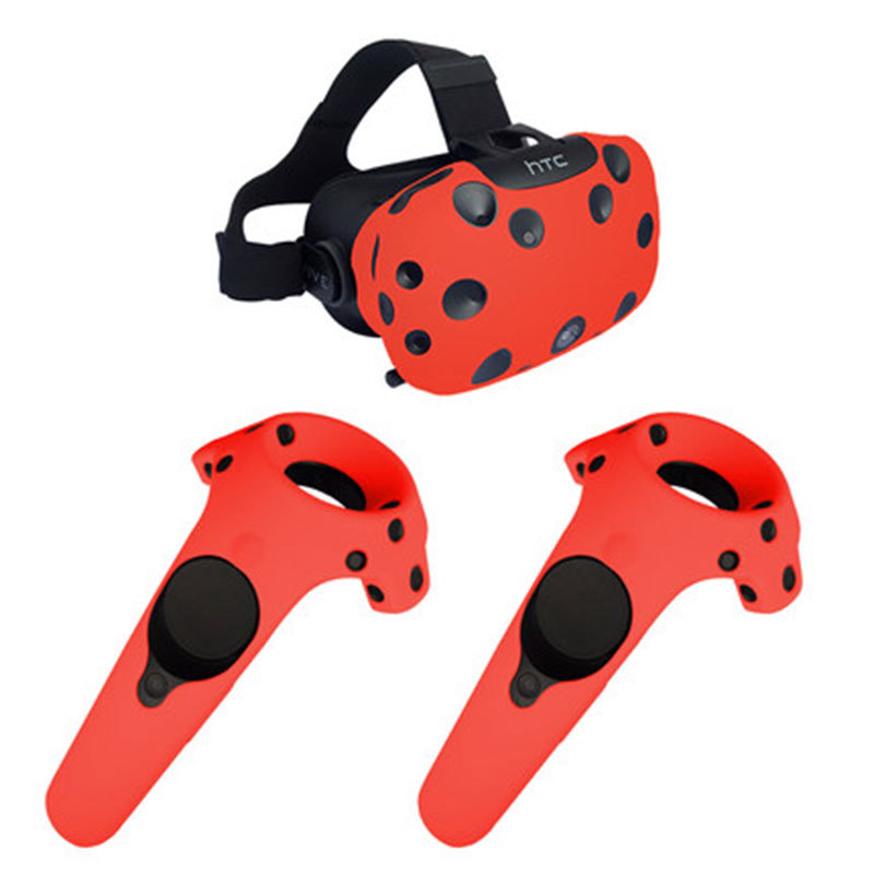 SILICONE COVER CASE SHELL FOR HTC VIVE CONTROLLER VR GLASSES PROTECTIVE CASE