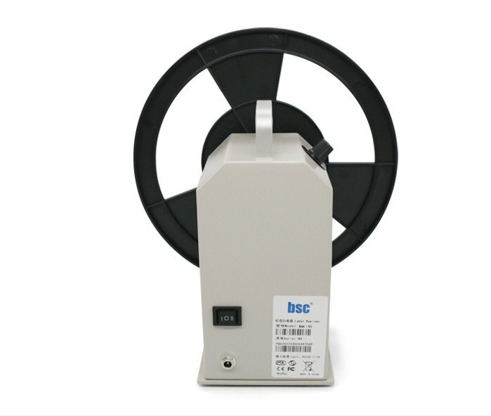 BSC-Q5 Automatic Label Rewinding Machine Bar Code Label Rewinder Two-way Label