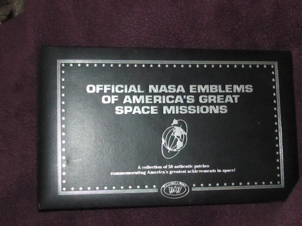 Willabee and Ward Official NASA Emblem Patch BINDER