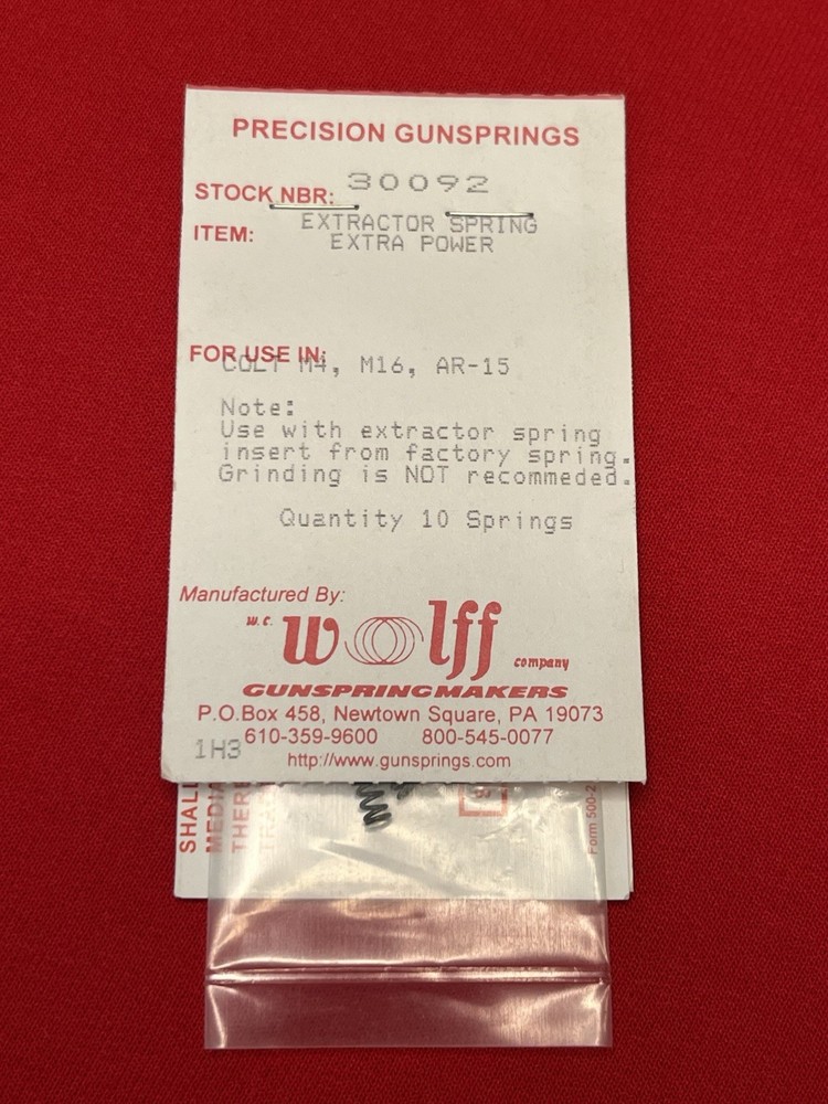 Wolff Extra Power Extractor Spring 10-Pack