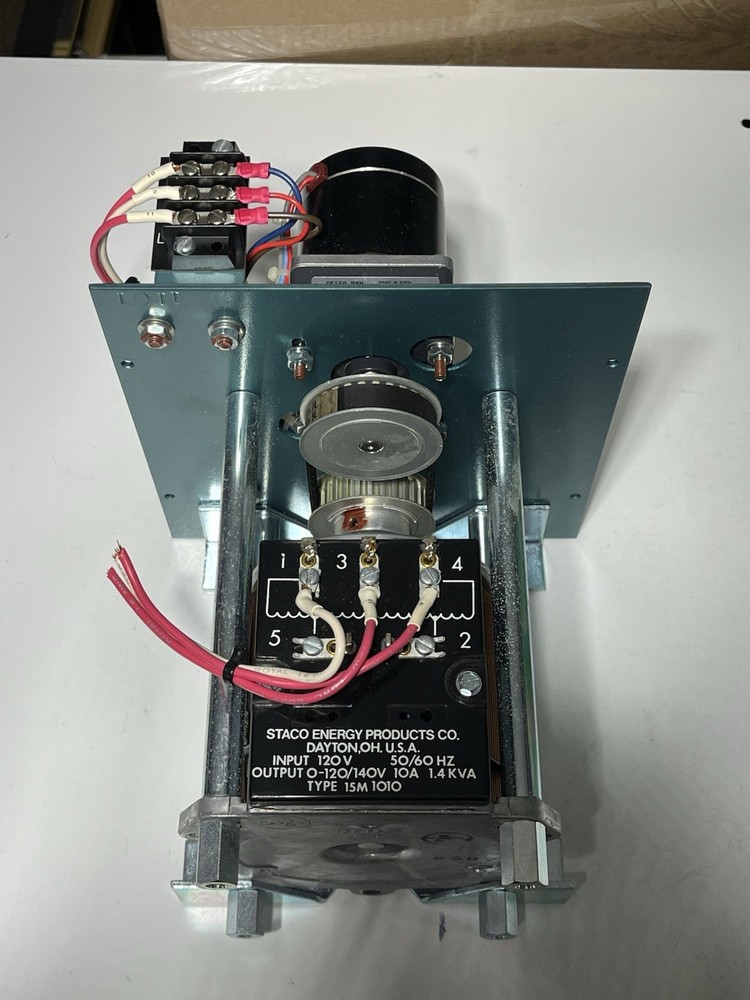 Staco industrial variable motorized transformer model 15M 1010