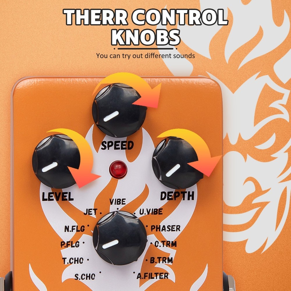 STRICH Multi Modulation Guitar Effect Pedal 11 Modes True Bypass