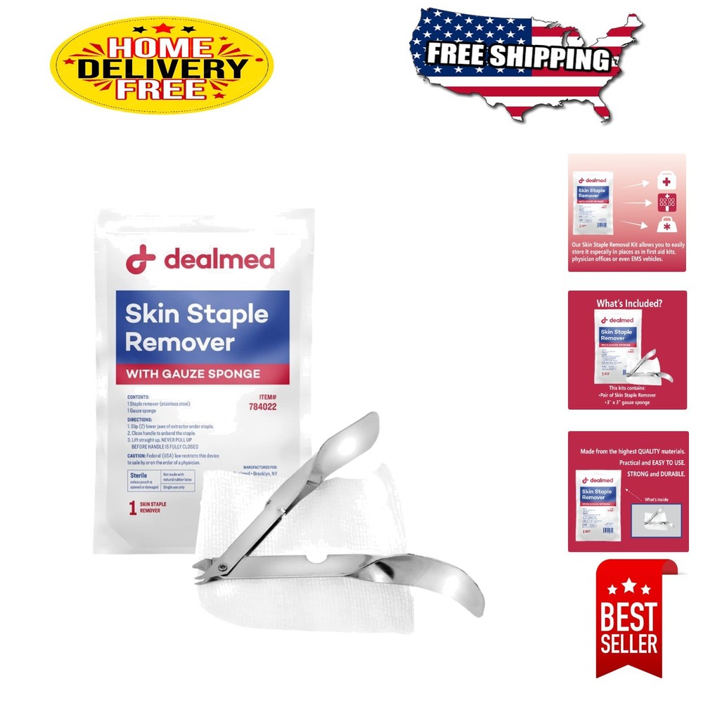 Single-Use Sterile Staple Removal Bundle - Essential for Medical Professionals