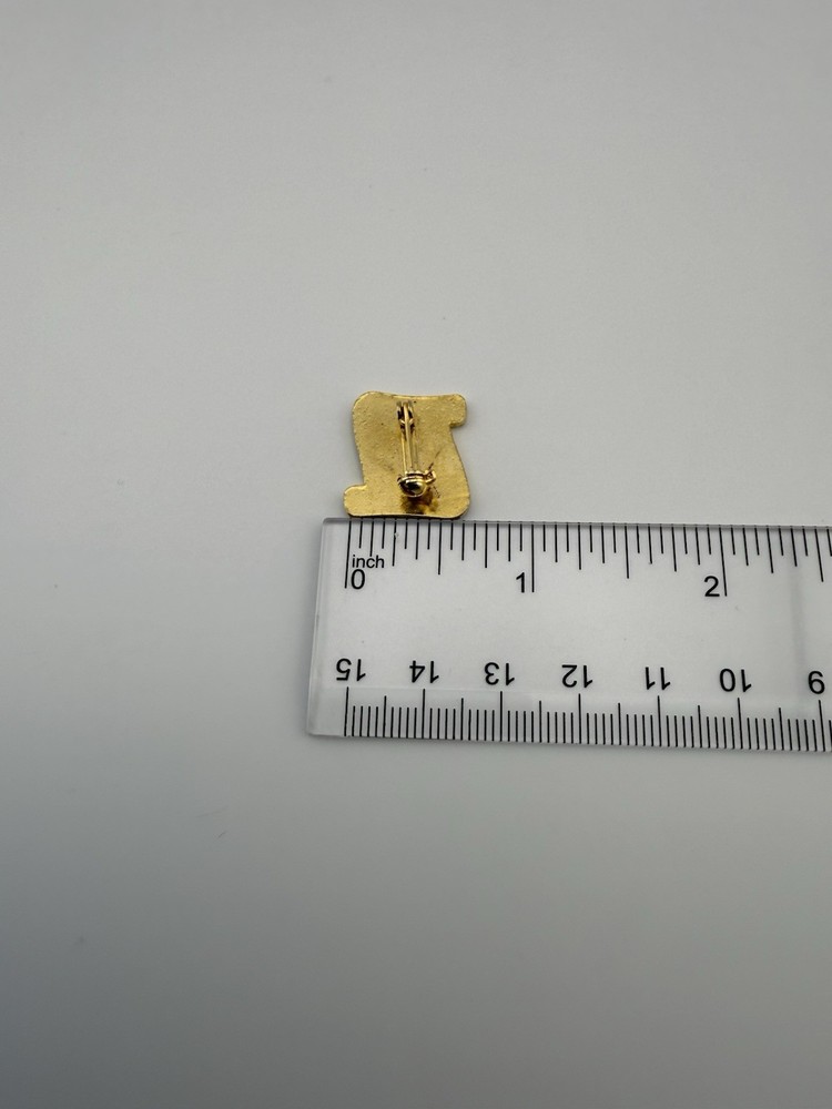 VTG? Scroll-Shaped Banner SERVICE Enamel Pin