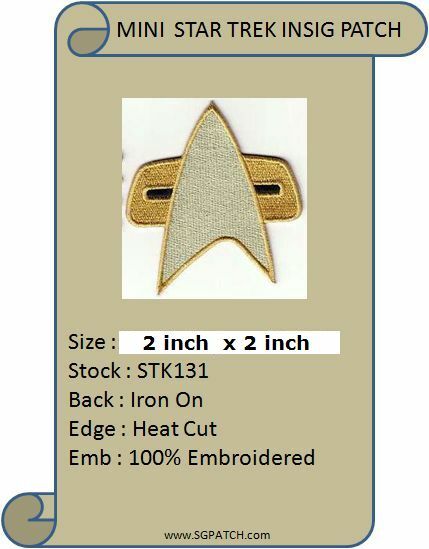 MINI STAR TREK INSIGNIA PATCH - STK131