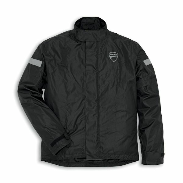 Ducati Revit Strada Rain Jacket Black New