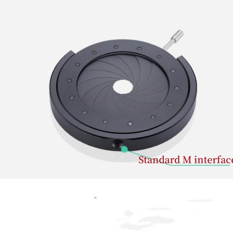 1.5-34mm zoom variable iris Diaphragm manual aperture camera microscope optical