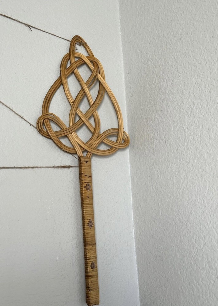Vintage Rattan Rug Swatter