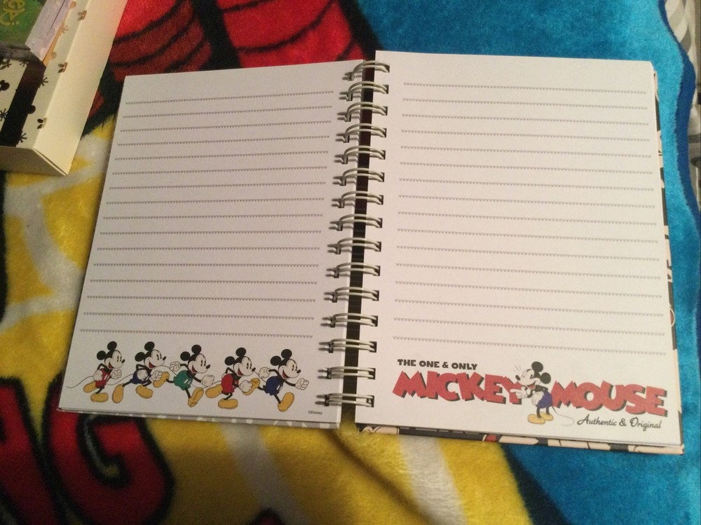 DISNEY PARKS MICKEY A5 DOUBLE SIDED NOTEBOOK NEW