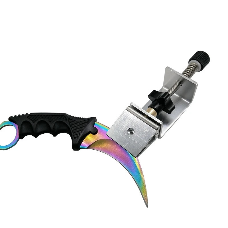 Metal Fixed Angle Knife Sharpener Flip Chuck Conversion Home Kitchen Tools