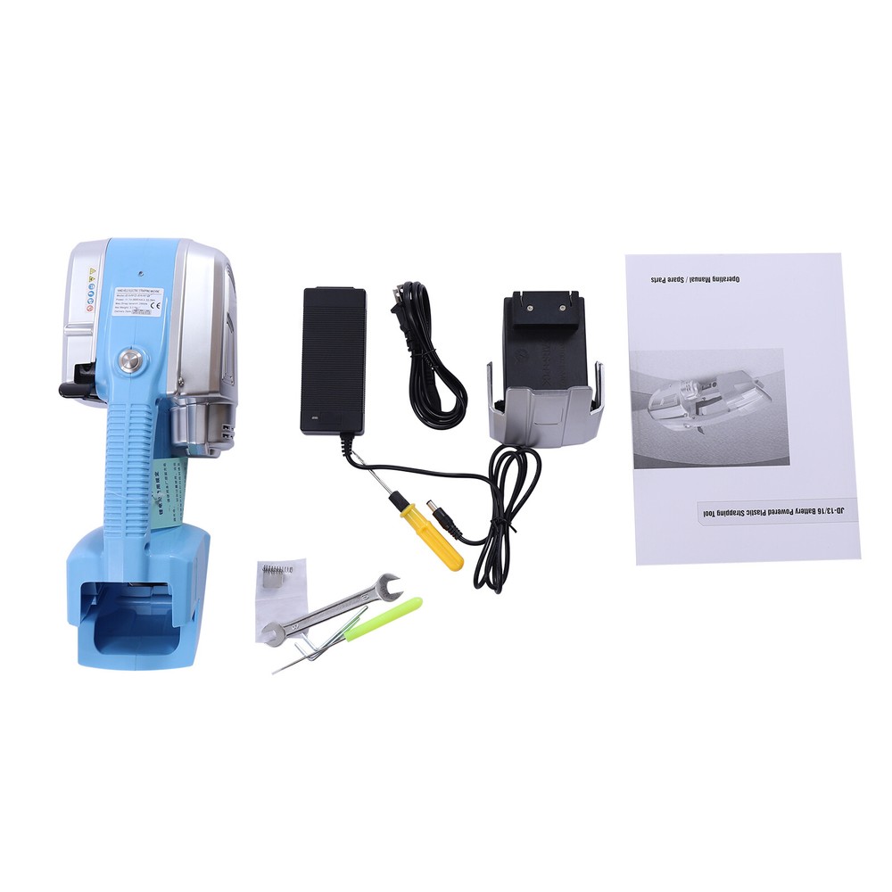 Hand-held Strapping Machine Automatic Strapping Tool for PP PET Straps + Battery