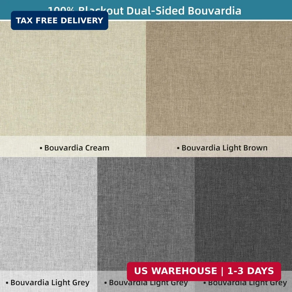 SmartWings Motorized Smart Blinds with Remote, Custom Automatic 100% Blackout Ro