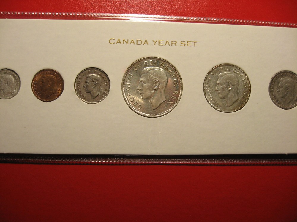 Canada coin set 1951