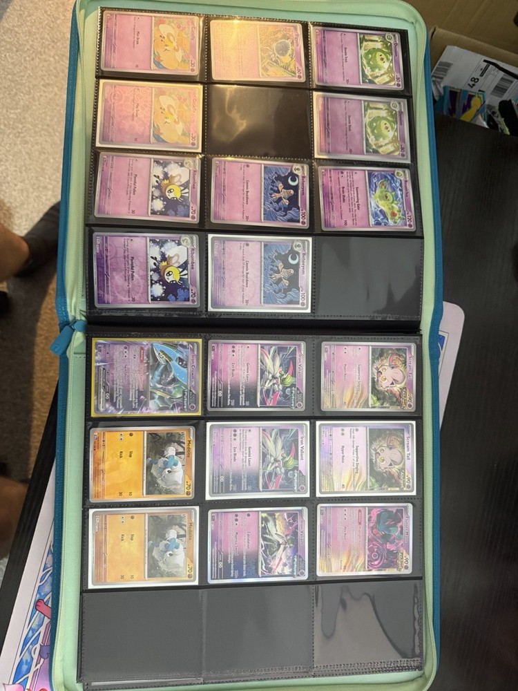 Temporal Forces Part-Complete Base Set Reverse Holos, EXS in VaultX Binder