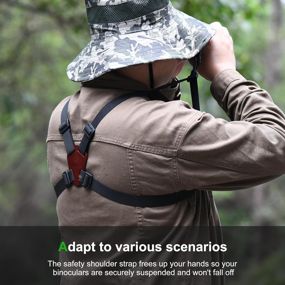 Binocular Harness Strap, X-shaped Decompression Binocular Strap, Cross Binocu...