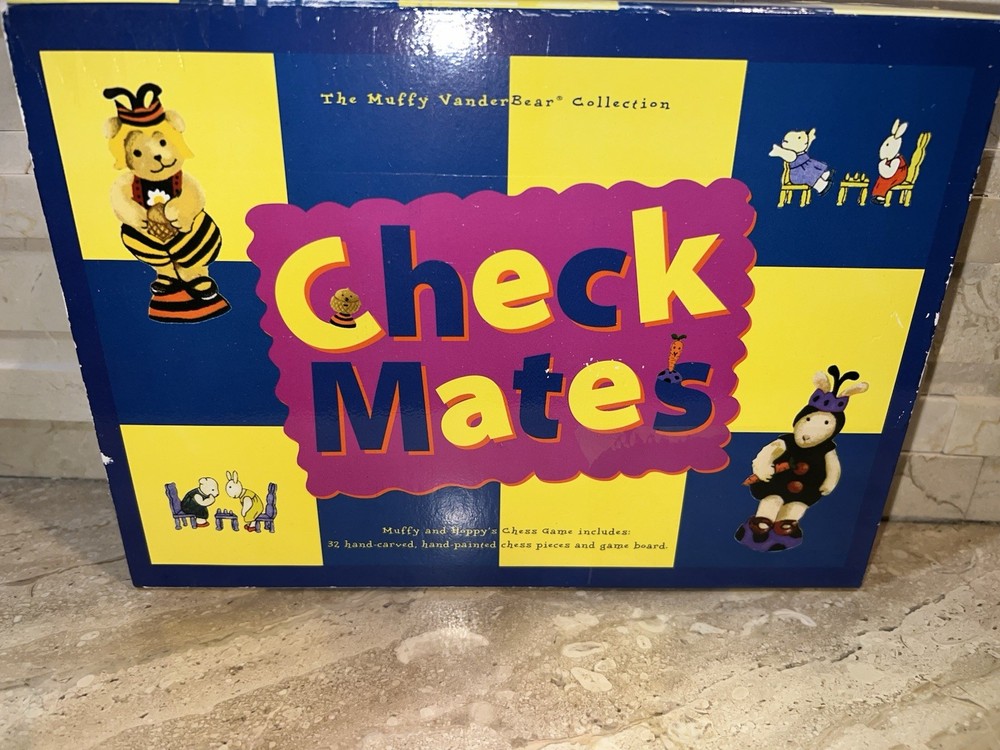 Muffy VanderBear Collection Check Mates Chess Set