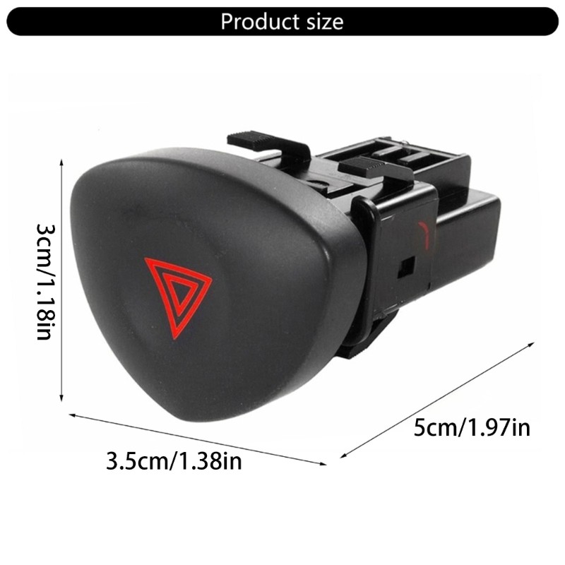 Warning Light Switch Button for Clio 2 Replacement Accessory 8200060036