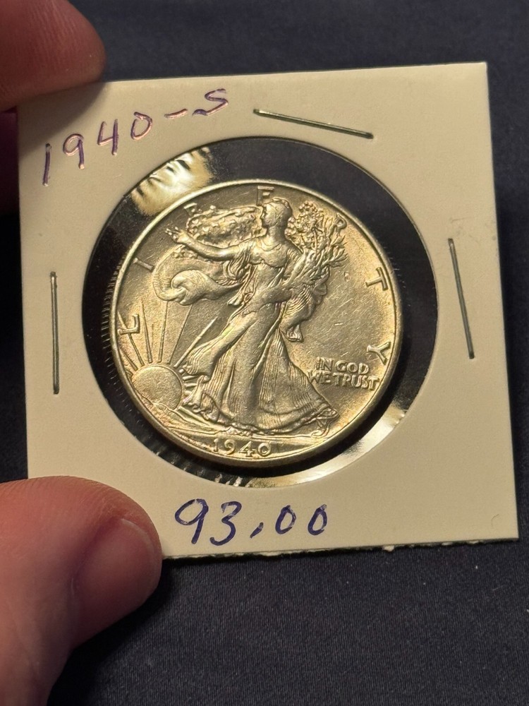 1940 S Walking Liberty Half Dollar