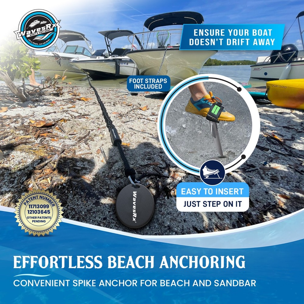 18 WaveCobra Anchor + (7 -25 ) AnchorMate Bungee Bundle