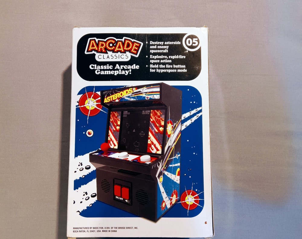 Asteroids Arcade Classics 05 Mini Handheld Atari Arcade NEW IN BOX!