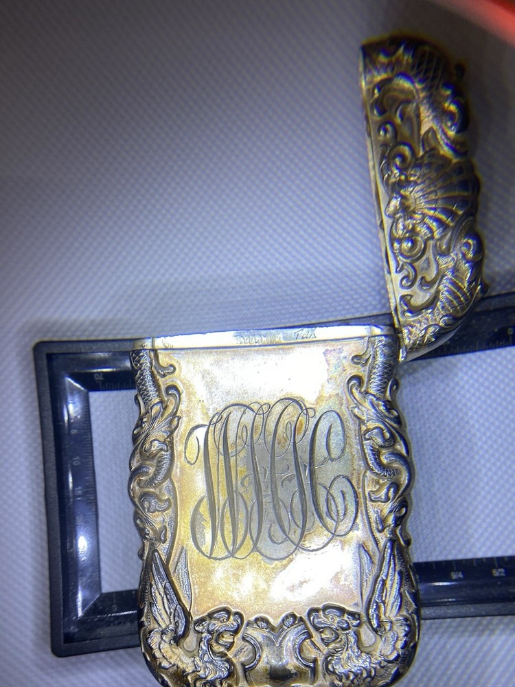 Vintage Sterling Yankee Doodle Cigarette Case