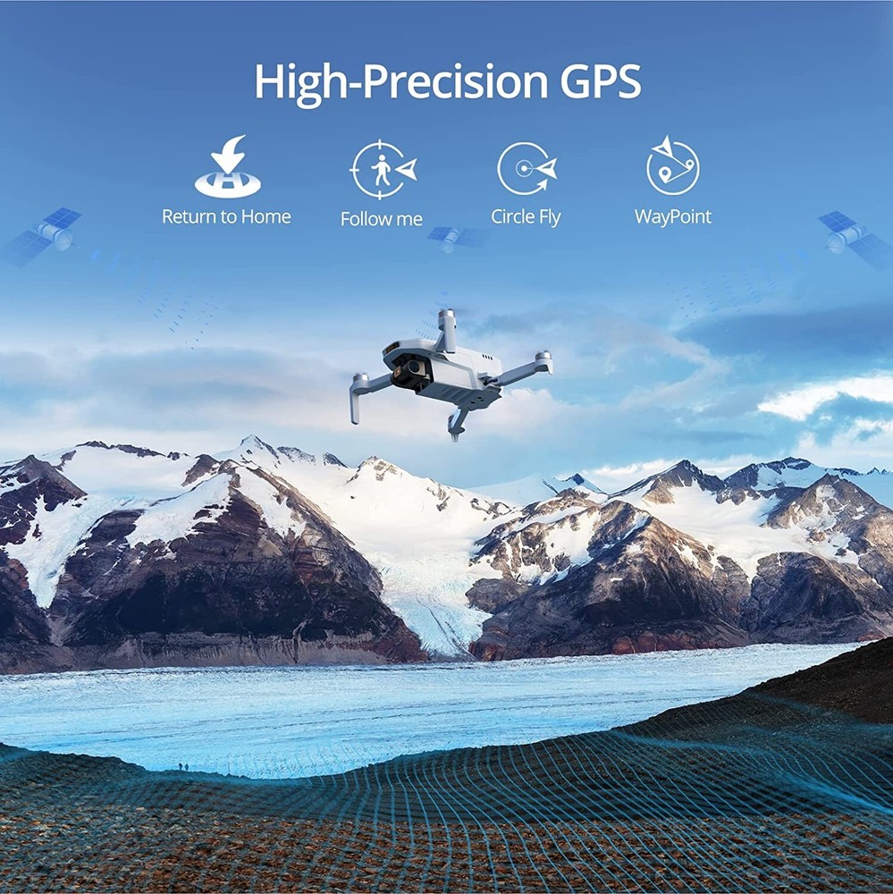 Potensic ATOM SE GPS Drone 4KM FPV Transmission Foldable RC Quadcopter 2 Battery