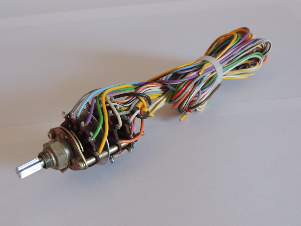 Pioneer SX-636 Rotary Switch (Function.) & full Wire ASC-060