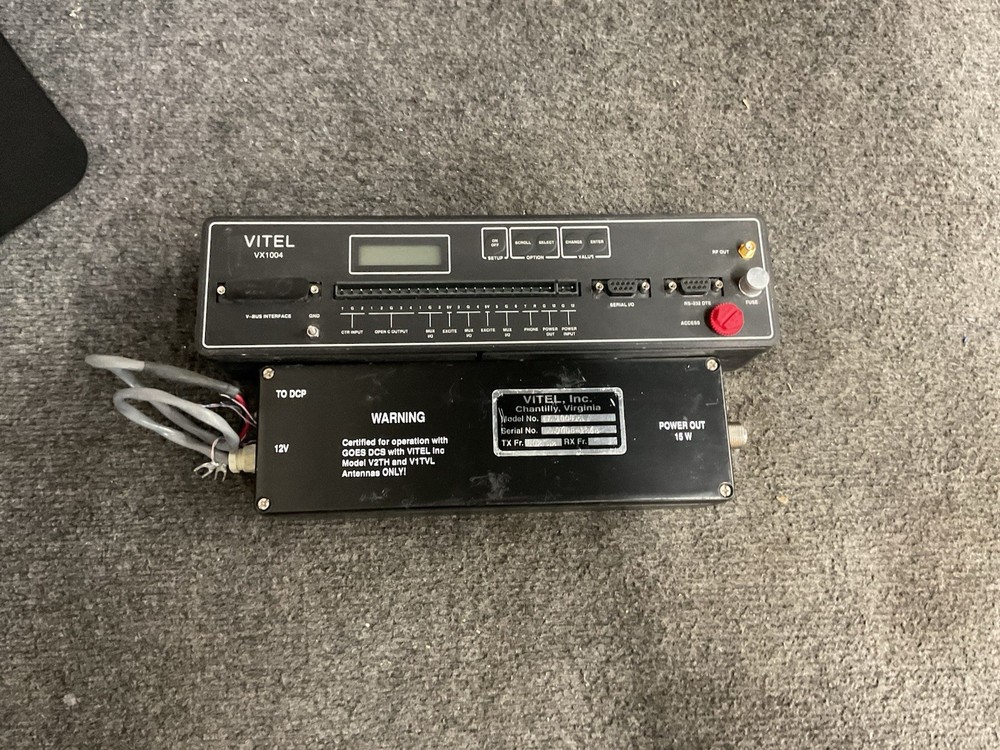 Vitel VX1004 Environmental Data Logger VX1004DCP W/ Power Supply