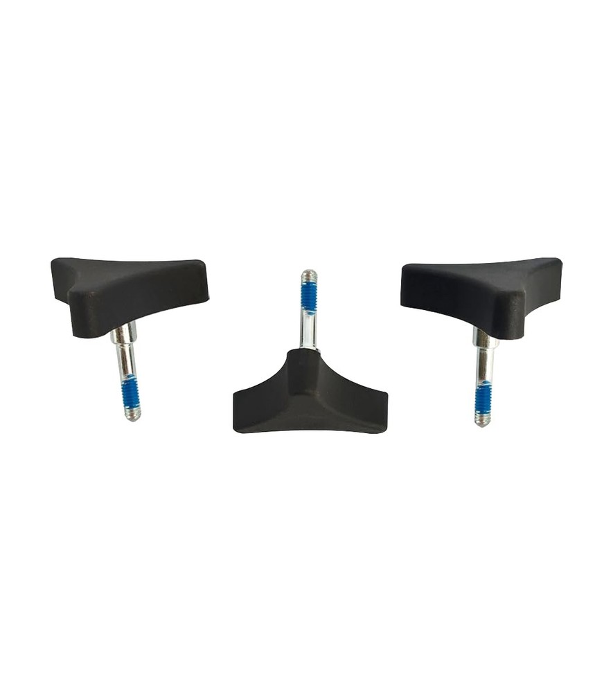 3 Pack 3 Point Rollator Knob Walker Replacement Knobs Universal Part for Walker